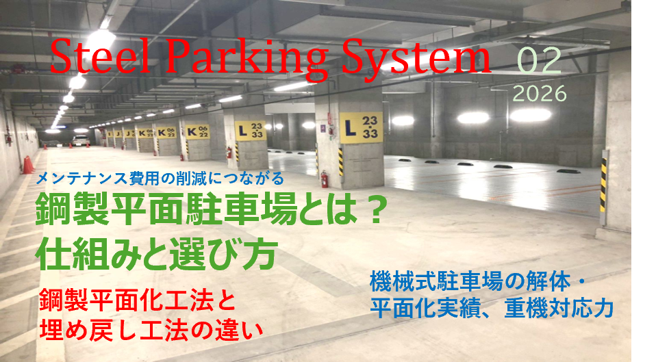 鋼製平面駐車場