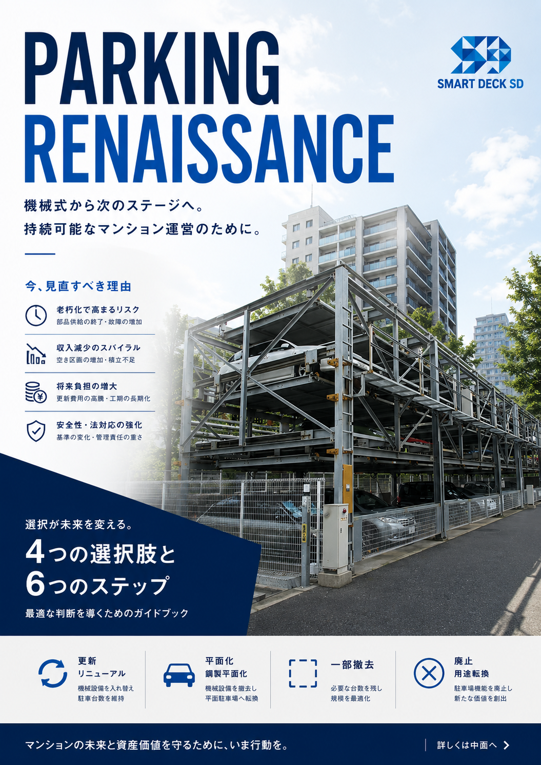 鋼製平面駐車場