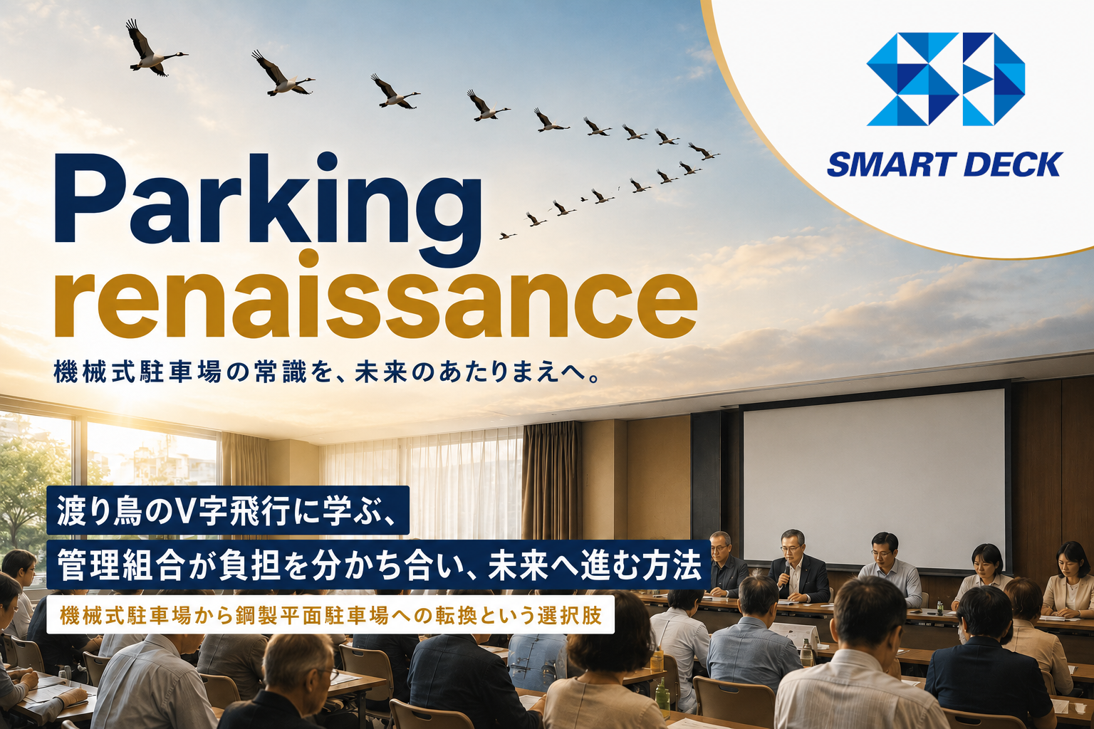 鋼製平面駐車場