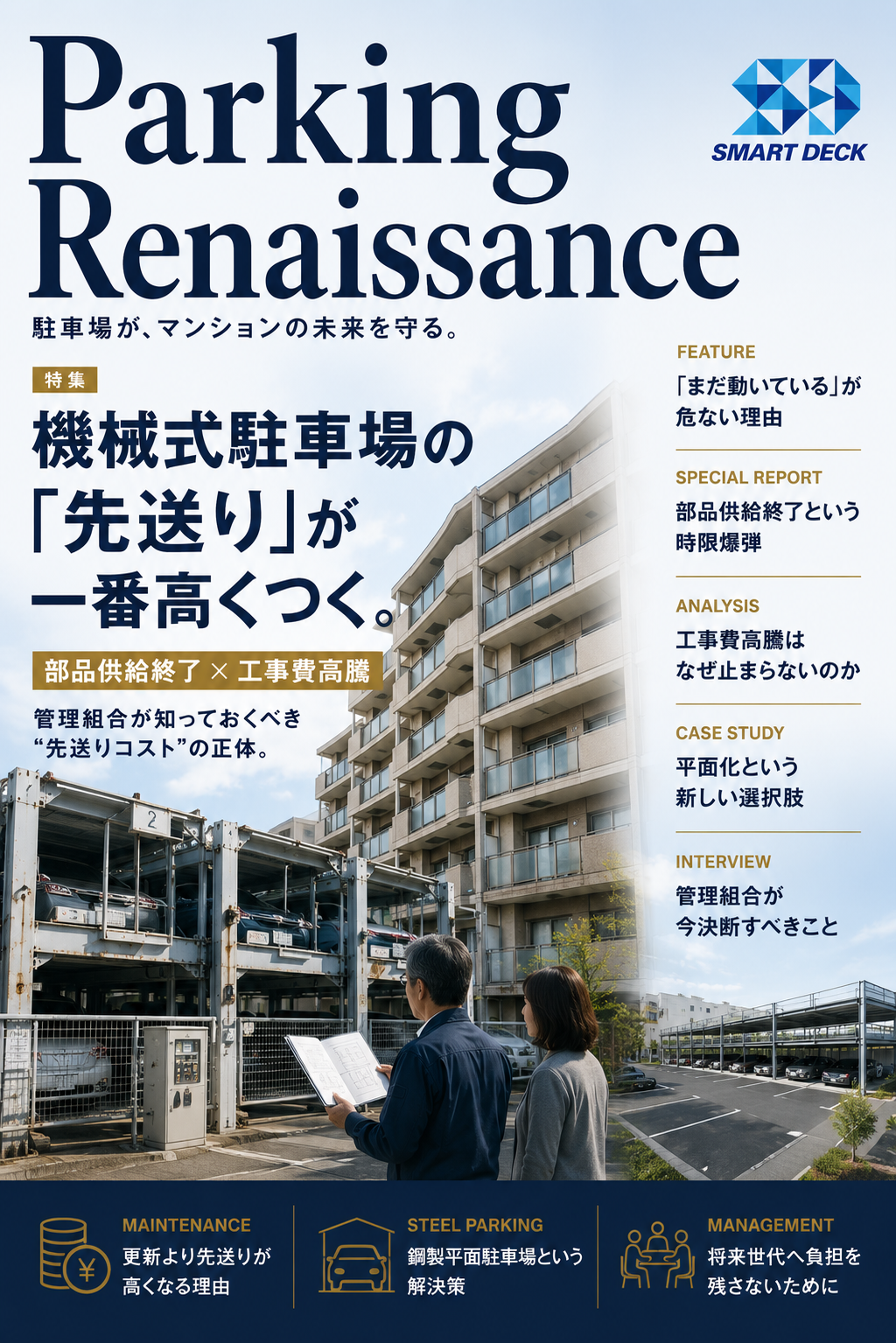 鋼製平面駐車場