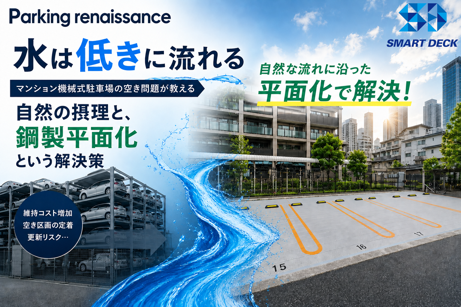 鋼製平面駐車場